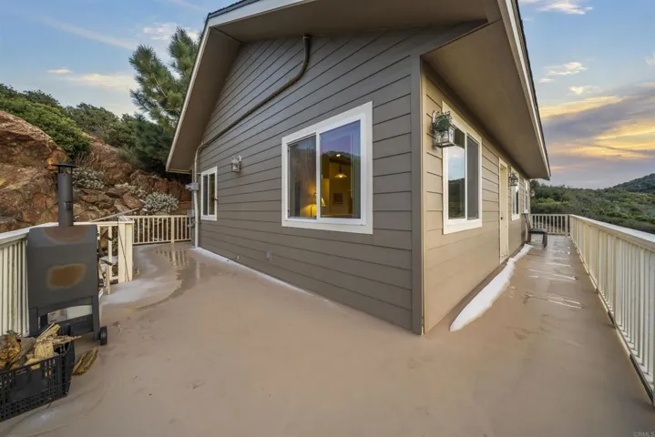 Surrounding Deck with Views to South,