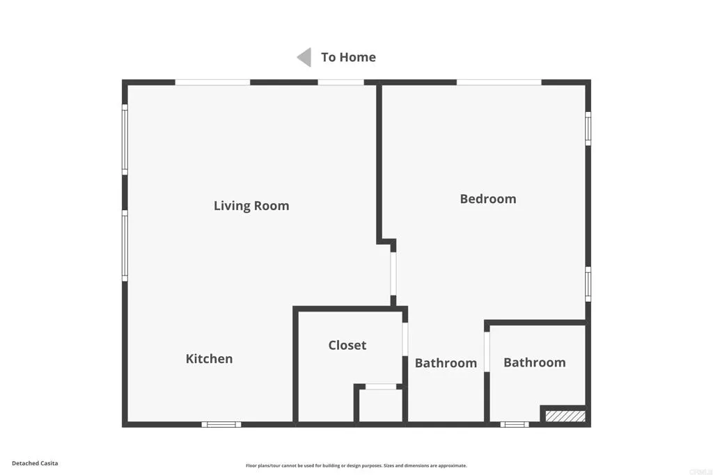 Detached Casita floorplan