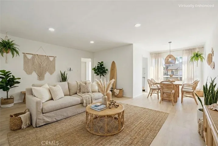 Virtually Staged Living Room