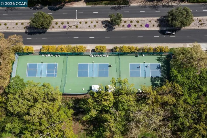 Overhead of Pickleball Courts