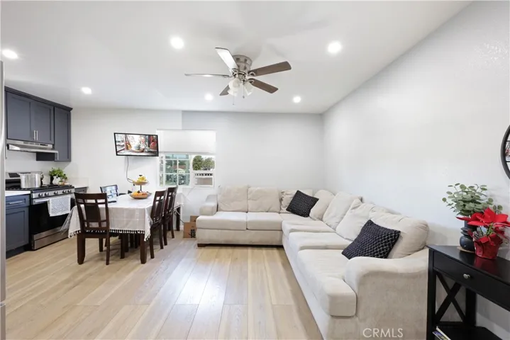 Upstairs Unit: Living room