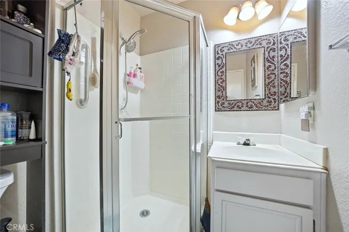 Downstairs Bathroom with shower