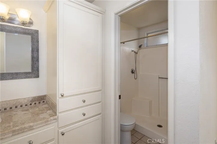 Primary bedroom attached bathroom