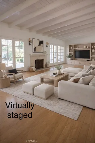 Virtually Staged Living Room