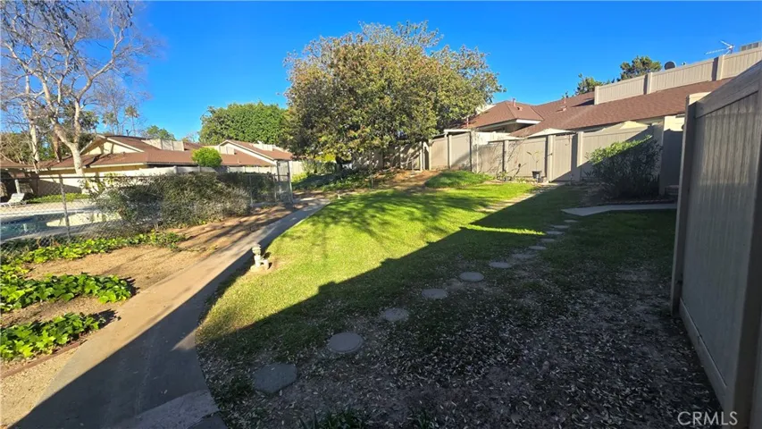 Common open area behind the condo