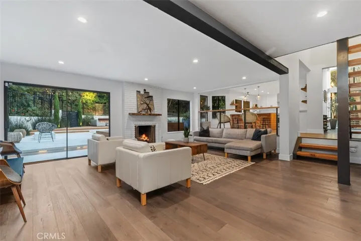 Living room  Abundant natural lighting.