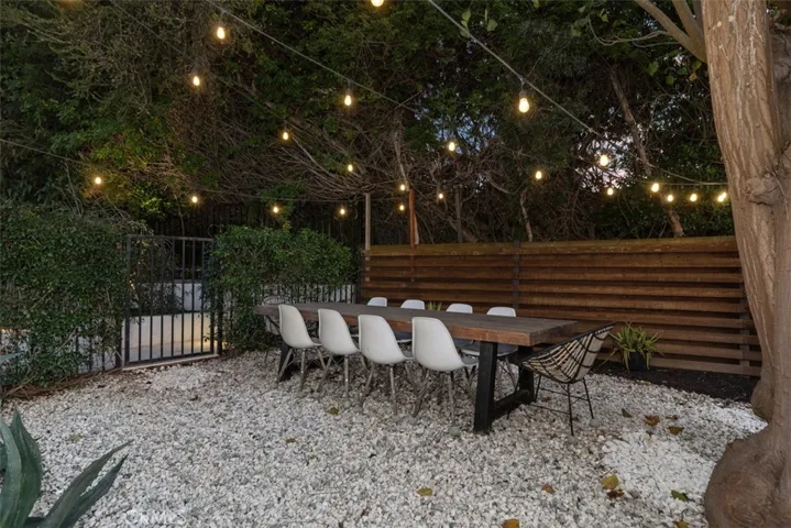 Outdoor Dining off the Formal dining room.