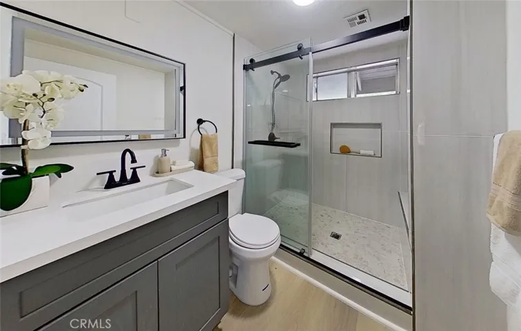 staged bathroom