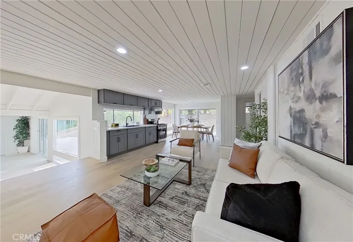 living room staged