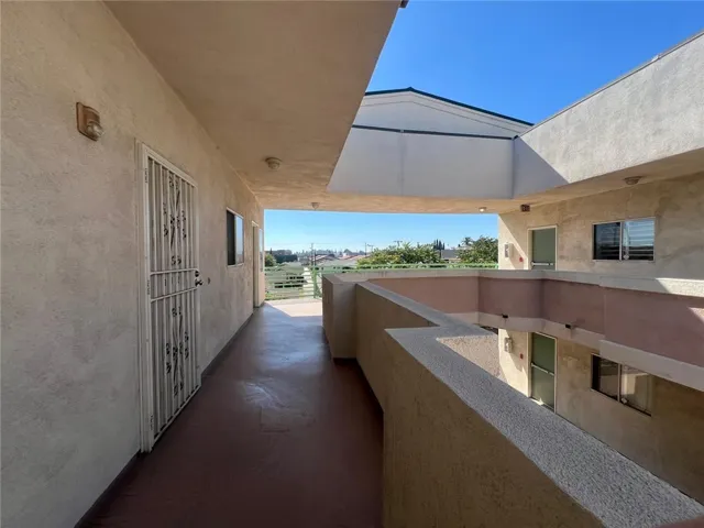 Exterior of the front door
