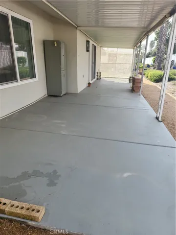 Wide & long covered patio