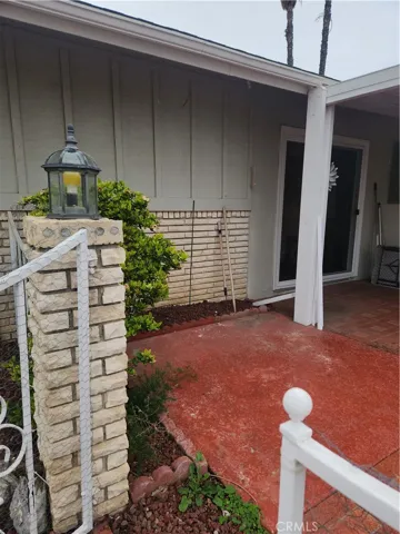 Part of the gate access from the driveway walkwY to front courtyard