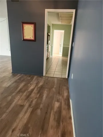 Looking into kitchen from formal dining room