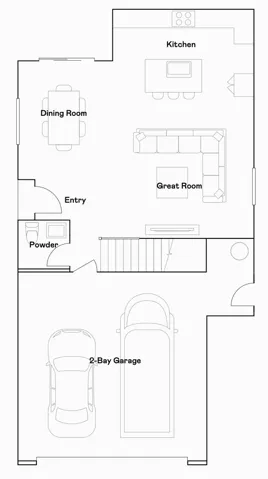Residence 3 - level 1 floorplan