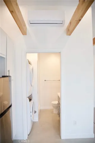 Bathroom with Laundry on left