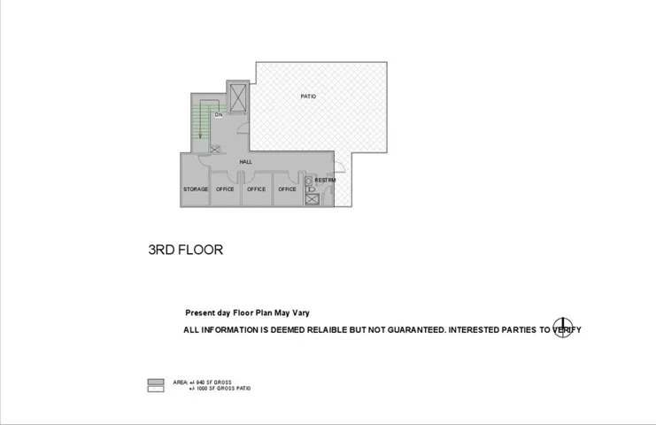3rd FLR Plan. Provided for Informational Purpose. Actual Plan May Vary.