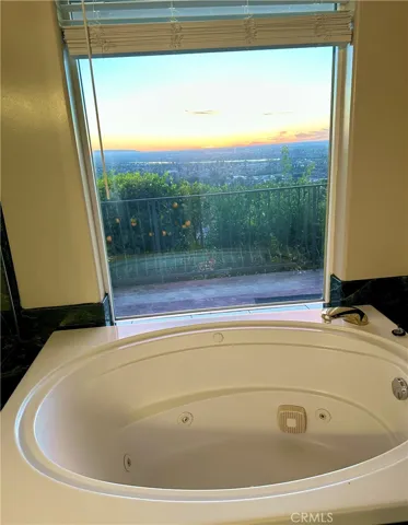 Views from the jetted tub