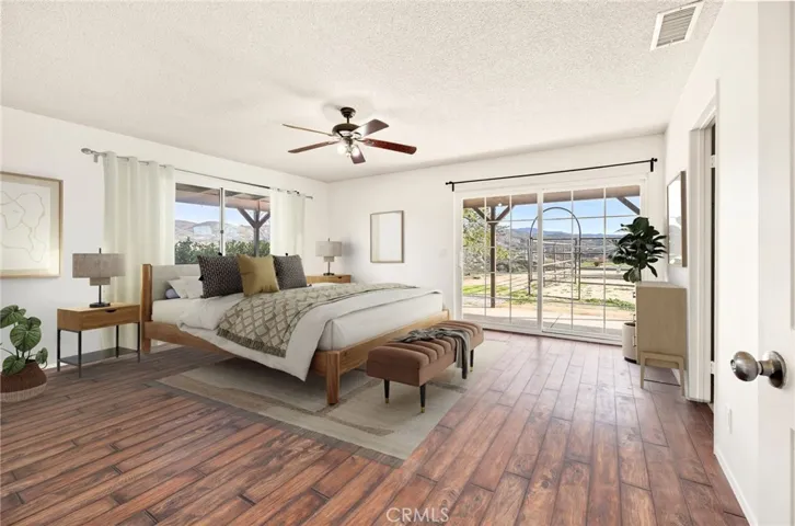 Virtually Staged Bedroom