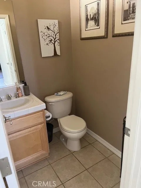 Half bathroom downstairs.