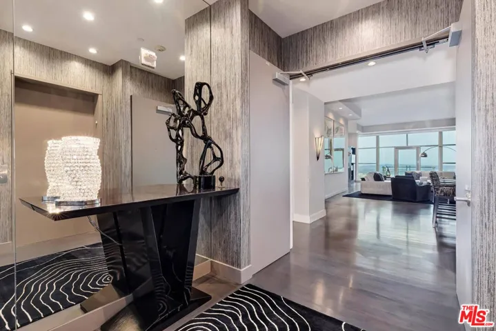 Private elevator entrance open