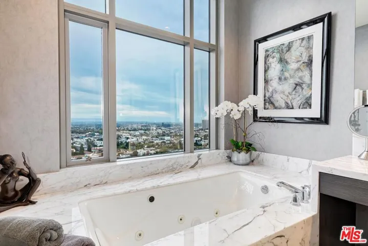 Soothing comfort overlooking t