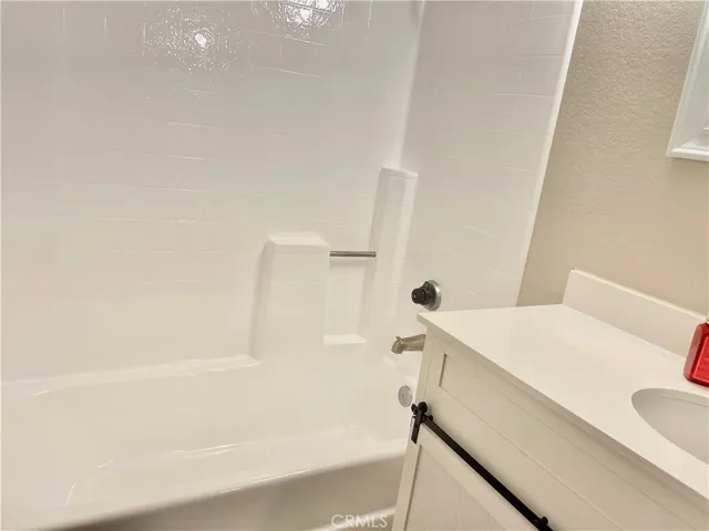 NEWLY REGLAZED TUB AND SHOWER