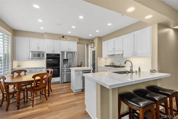 Kitchen Opens to Family Room