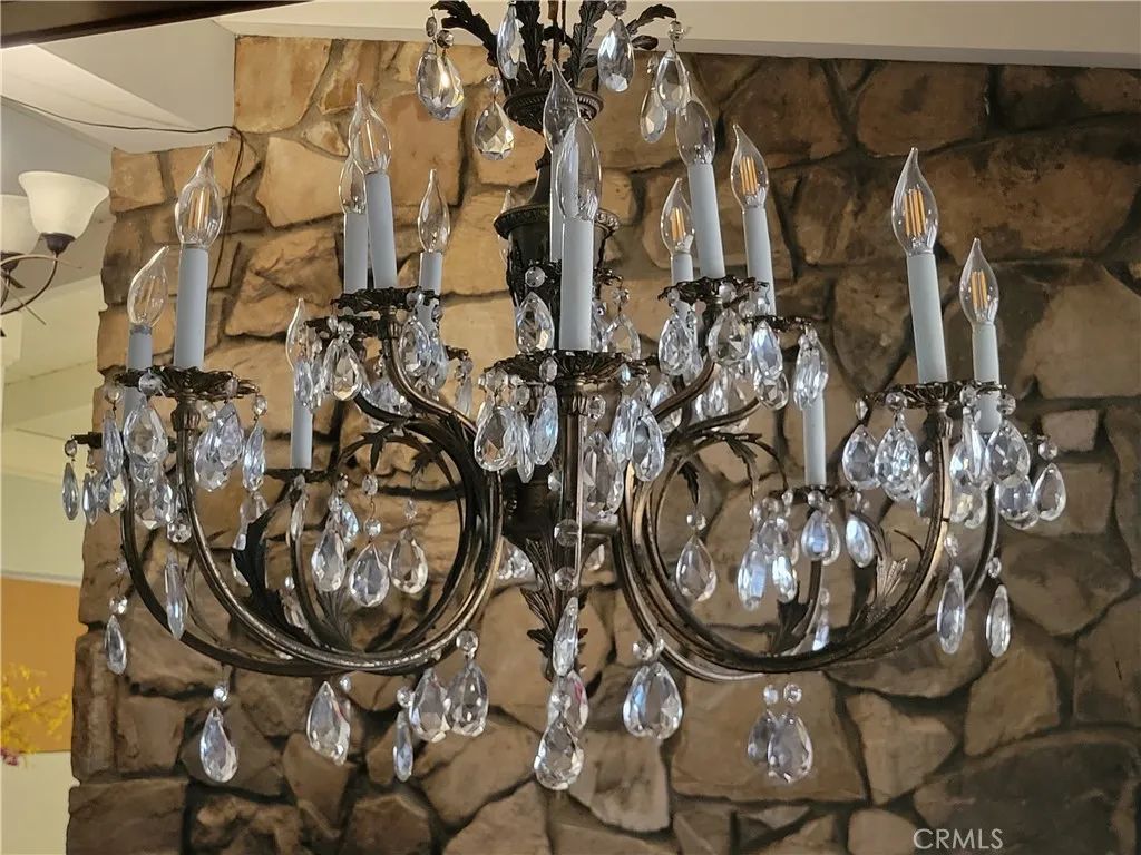 Chandelier can stay if requested by the buyer