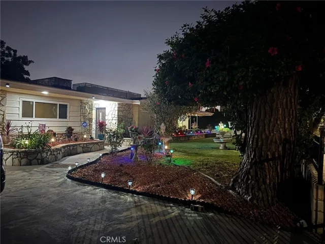 Beautiful nightlight view with accent lighting