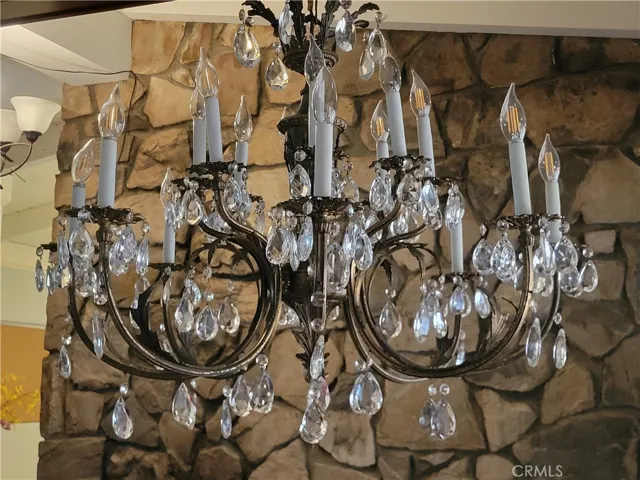 Chandelier can stay if requested by the buyer