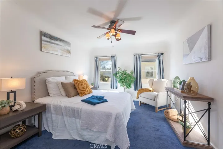 large bedrooms, each showing queen bed size