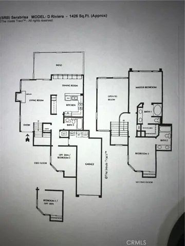 Riviera Model Floor Plan