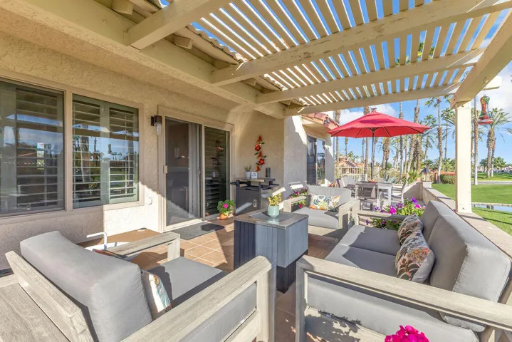 This patio expands your living space