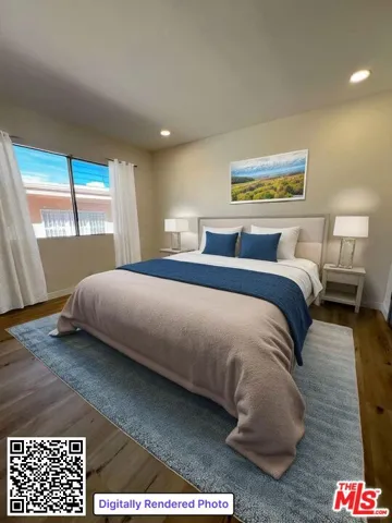 Virtually Staged Bedroom