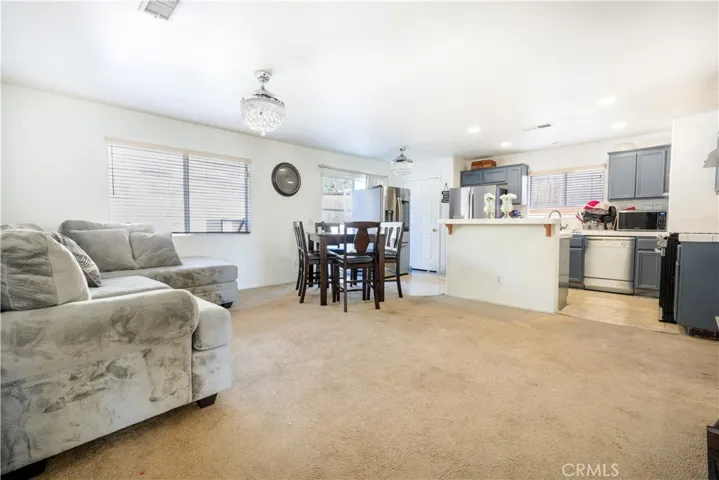Open Concept Living/Dining area
