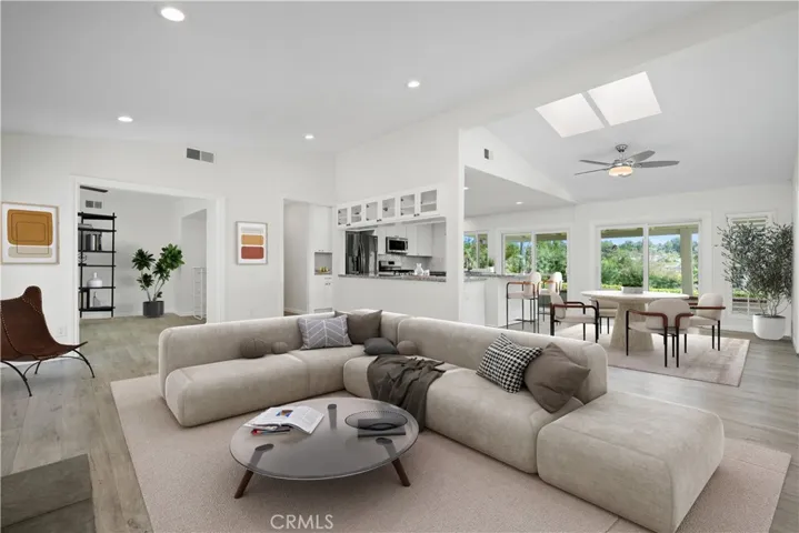 Living and dining room virtually staged!