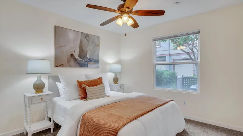 Downstairs bed and bath