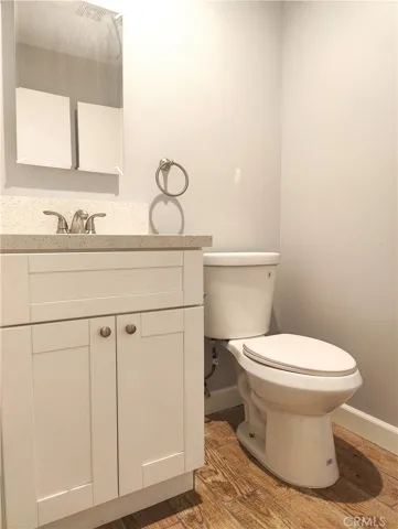 Remodeled downstairs half bathroom