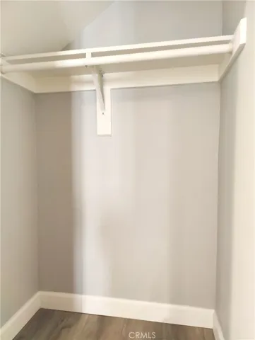 Downstairs closet