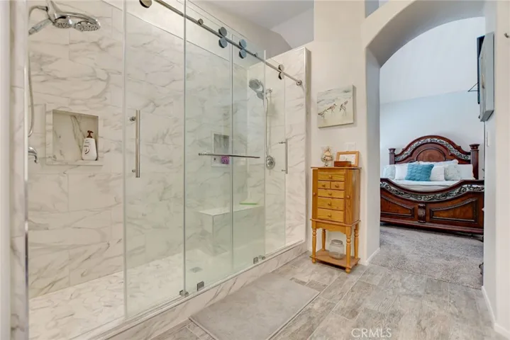 Primary bathroom shower