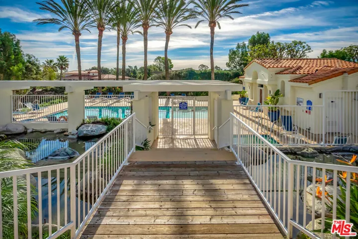 Entrance to pool area