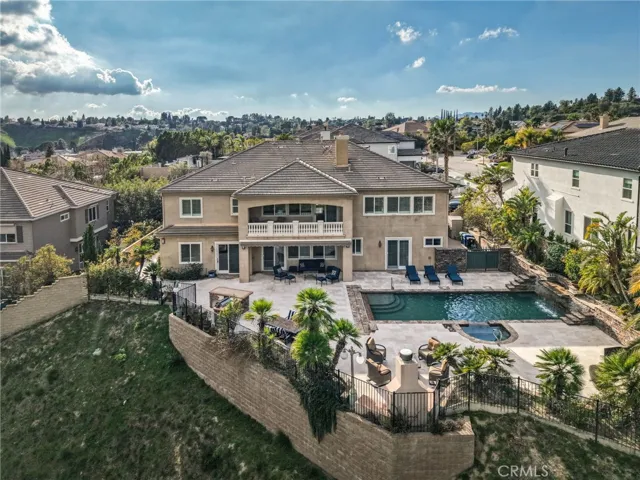 Private yard with amazing mountain views