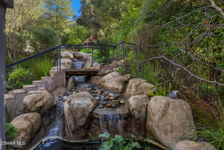 Koi Pond & Waterfall