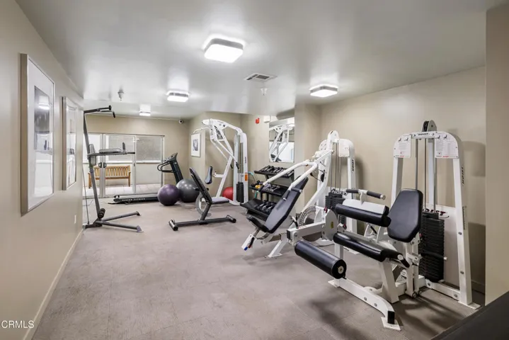 HOA Community gym 2nd floor..