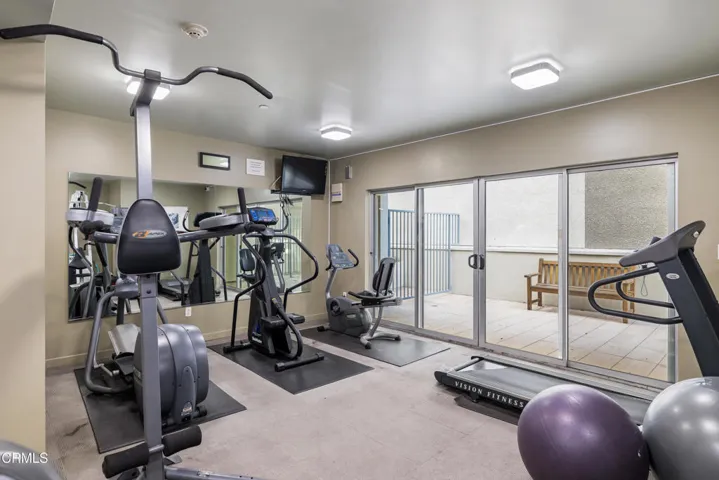HOA Community gym 2nd floor.