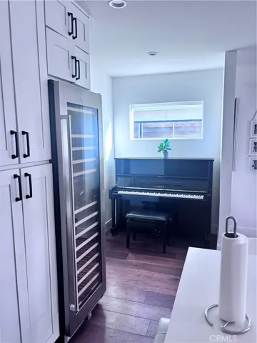 Built in wine storage