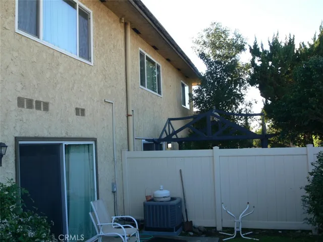 Rear of building