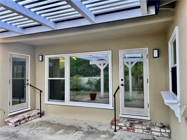 Back Pergola Covered Patio