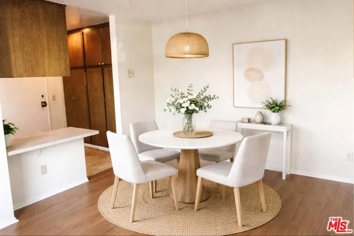 Dining room - virtually staged