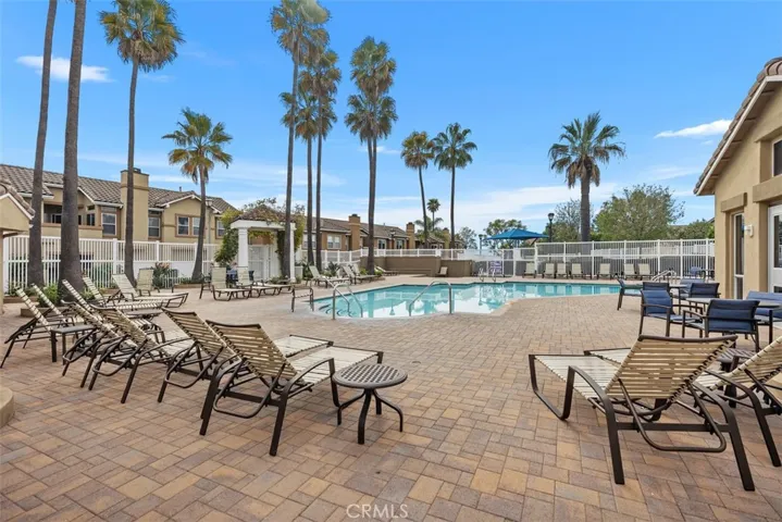 The private clubhouse and pool and spa for residents only!